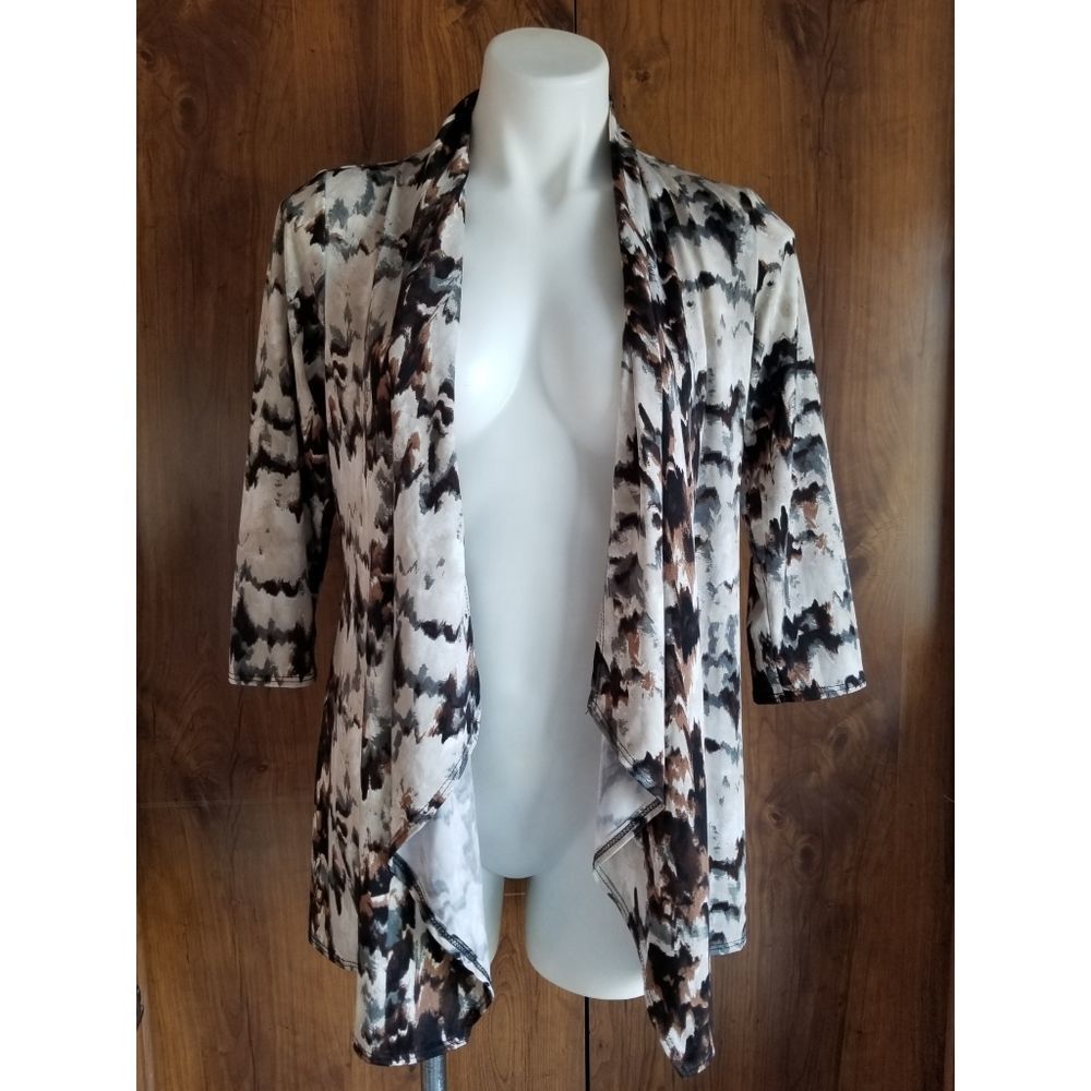Ashley Blue Open Front Cardigan